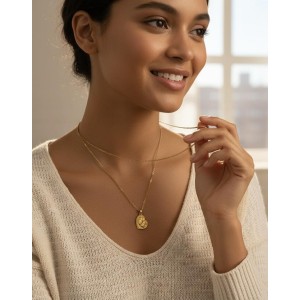 Fio com medalha de Coração