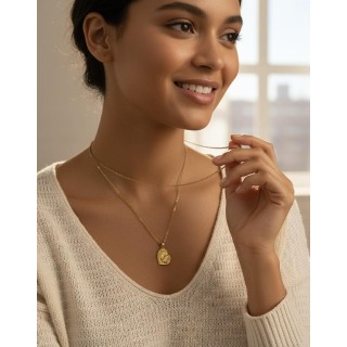 Fio com medalha de Coração