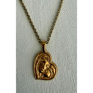 Fio com medalha de Coração